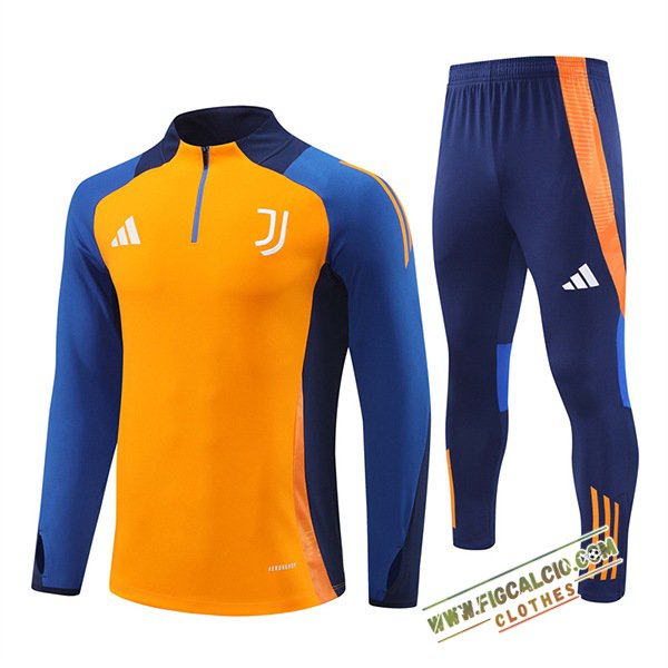 Insieme Tuta Calcio Juventus Arancia/Blu 2024/2025