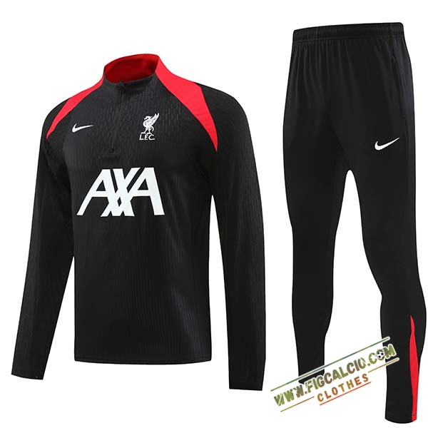Insieme Tuta Calcio FC Liverpool Nero/Rosso 2024/2025