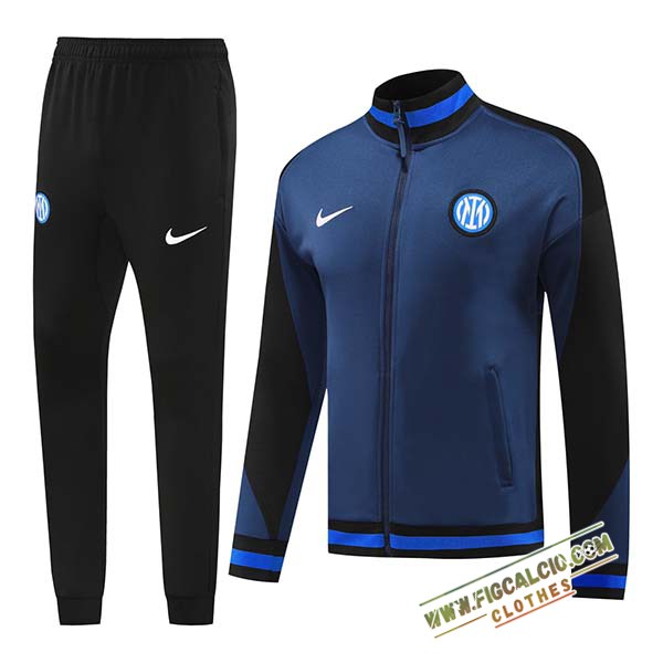 Insieme Tuta Calcio Inter Milan Giacca Calcio Navy Blu 2024/2025
