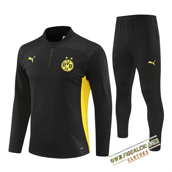 Insieme Tuta Calcio Dortmund Nero/Giallo 2024/2025