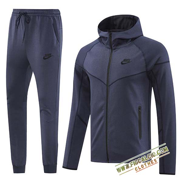 Giacca Con Cappuccio Tuta Giacca A Vento Nike Blu Reale 2024/2025