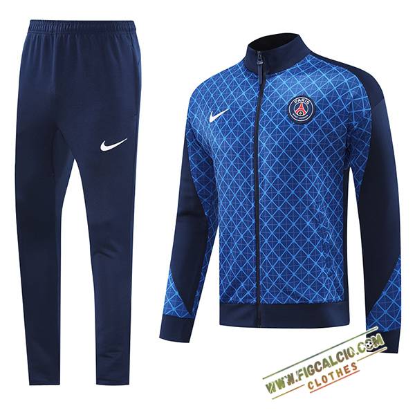 Insieme Tuta Calcio Giacca PSG Blu 2024/2025