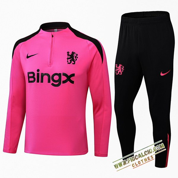 Insieme Tuta Calcio FC Chelsea Rosa 2024/2025
