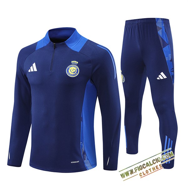 Insieme Tuta Calcio Al-Nassr Blu Reale 2024/2025