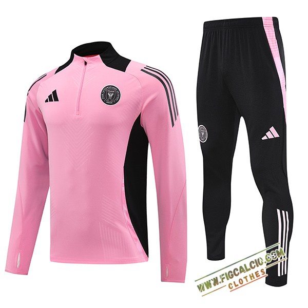 Insieme Tuta Calcio Inter Miami CF Rosa/Nero 2024/2025