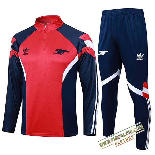 Insieme Tuta Calcio Arsenal Rosso/Blu/Bianco 2024/2025