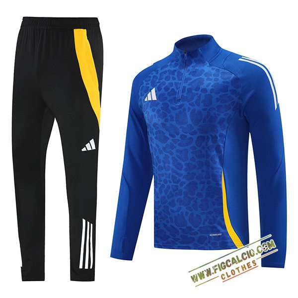 Insieme Tuta Calcio Adidas Blu/Giallo 2024/2025