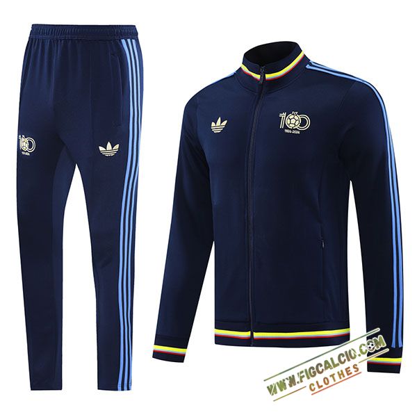 Insieme Tuta Calcio Giacca Colombia blu navy 2024/2025