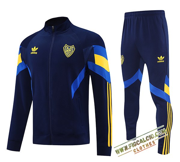Insieme Tuta Calcio Giacca Boca Juniors Blu Scuro 2025/2026