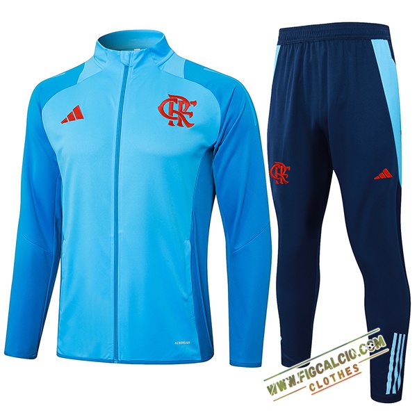 Insieme Tuta Calcio Giacca Flamengo Blu 2025/2026