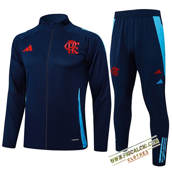 Insieme Tuta Calcio Giacca Flamengo Blu Reale 2025/2026