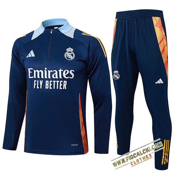 Insieme Tuta Calcio Real Madrid Blu Reale 2025/2026