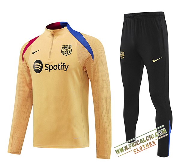 Insieme Tuta Calcio FC Barcellona Bambino Marrone/Blu/Rosso 2024/2025