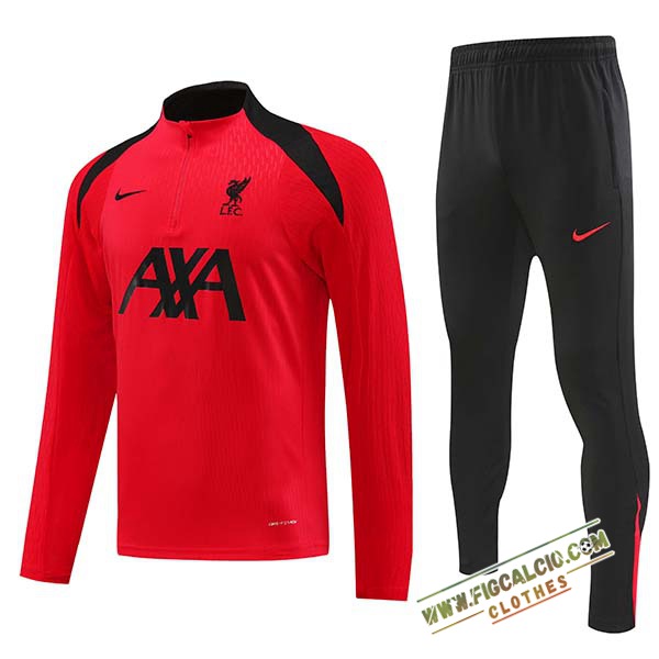 Insieme Tuta Calcio FC Liverpool Bambino Rosso/Nero 2024/2025