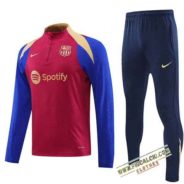 Insieme Tuta Calcio FC Barcellona BambinoRosso/Blu/Giallo 2024/2025