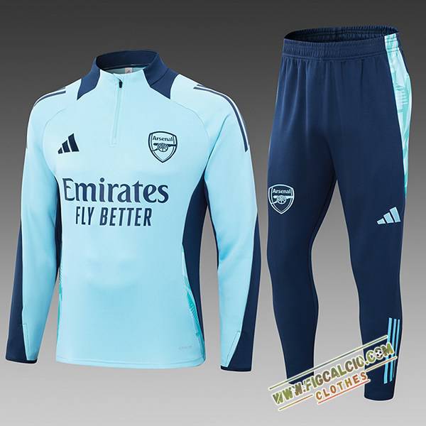 Insieme Tuta Calcio Arsenal Bambino Blu 2024/2025 -02
