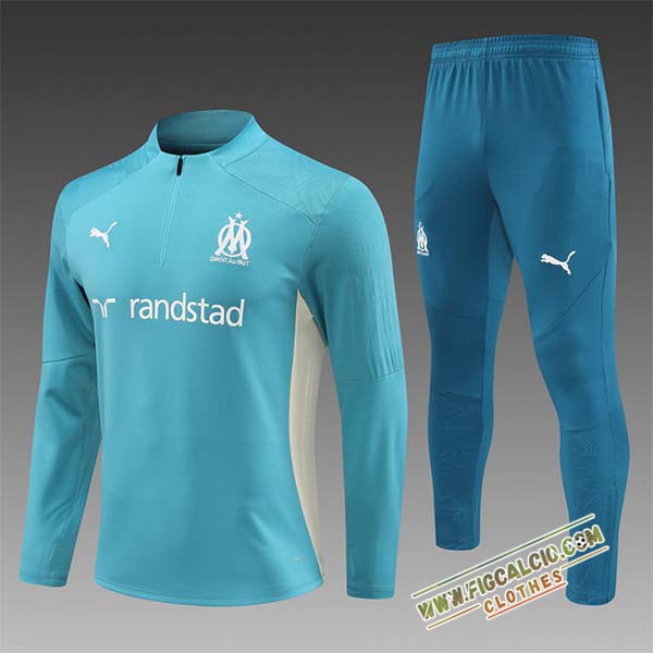 Insieme Tuta Calcio Marsiglia Bambino Verde 2024/2025