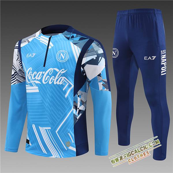 Insieme Tuta Calcio SSC Napoli Bambino Blu 2024/2025