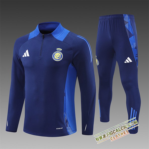 Insieme Tuta Calcio Al-Nassr Bambino Blu Reale 2024/2025