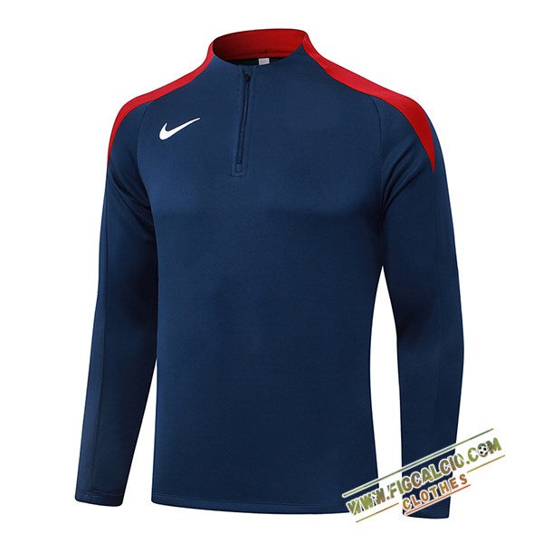 Felpa Allenamento Nike Blu/Rosso 2024/2025