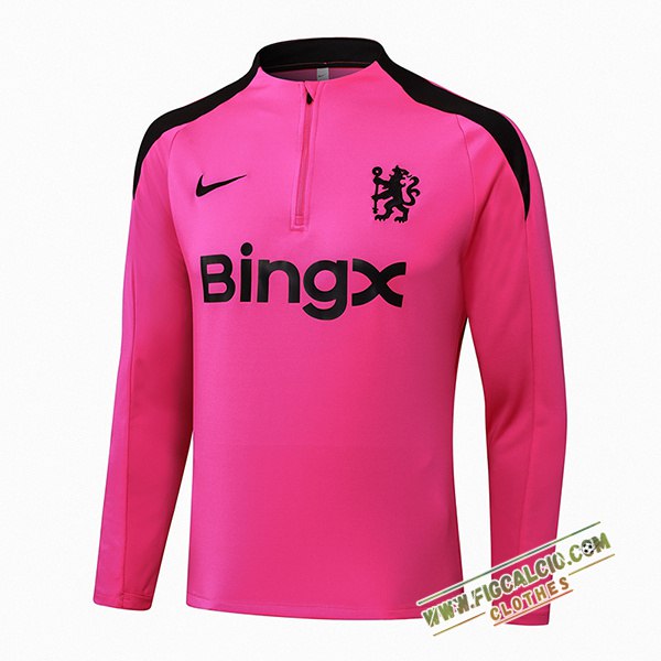 Felpa Allenamento FC Chelsea Rosa 2024/2025