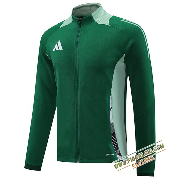 Felpa Allenamento Adidas Verde 2024/2025 -02