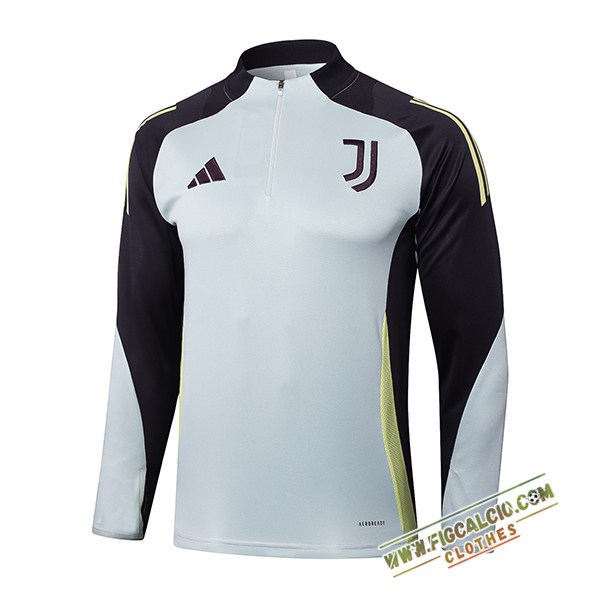 Felpa Allenamento Juventus Grigio/Nero/Giallo 2025/2026