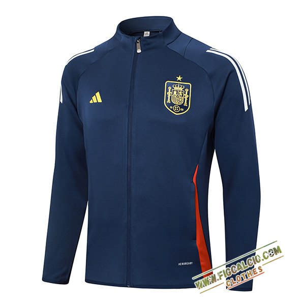 Giacca Calcio Spagna Blu Reale 2024/2025