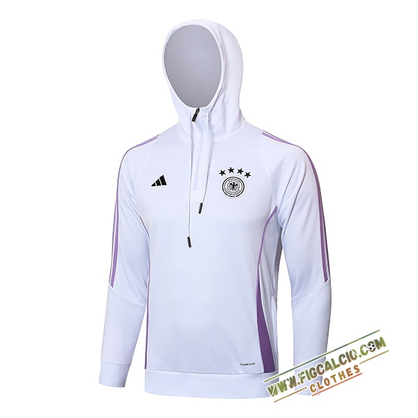 Giacca Con Cappuccio Germania Bianco/viola 2024/2025