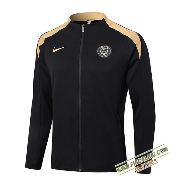 Giacca Calcio PSG Nero/Giallo 2024/2025