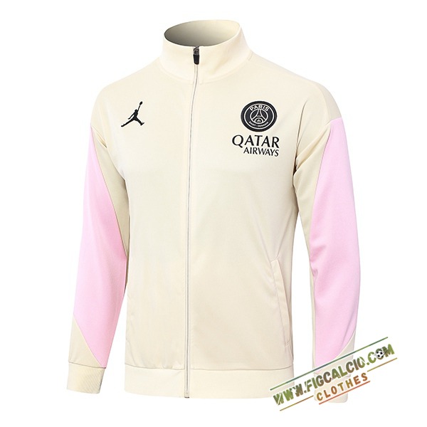 Giacca Calcio PSG Giallo/Rosa 2024/2025