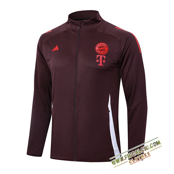 Giacca Calcio Bayern Monaco Marrone/Rosso 2024/2025