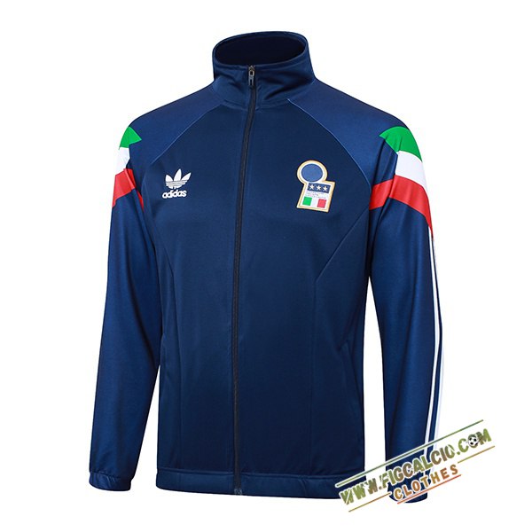 Giacca Calcio Italia Blu Reale 2024/2025