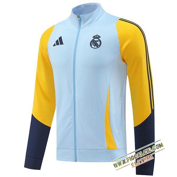 Giacca Calcio Real Madrid Blu/Giallo 2024/2025