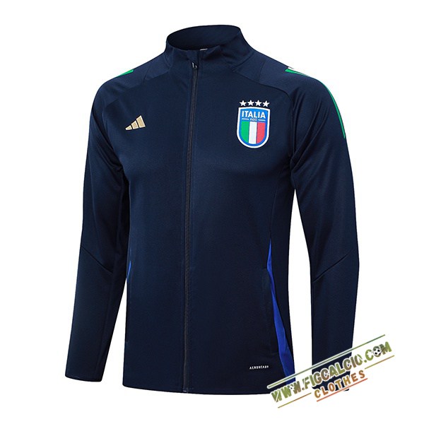 Giacca Calcio Italia Blu Scuro 2024/2025