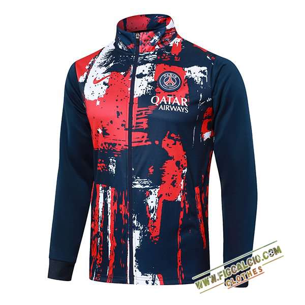 Giacca Calcio PSG Blu/Rosso 2024/2025