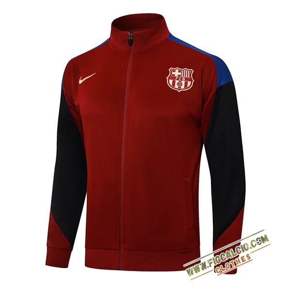 Giacca Calcio FC Barcellona Rosso/Nero/Blu 2024/2025
