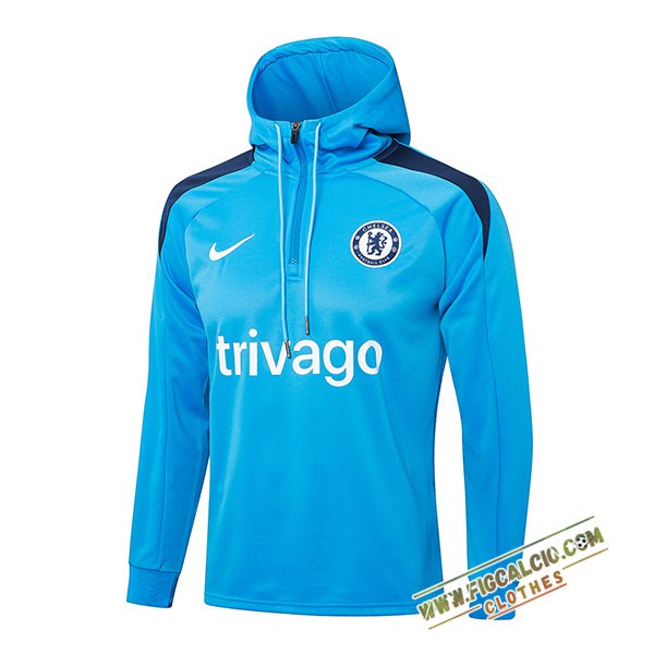 Giacca Con Cappuccio FC Chelsea Blu 2024/2025