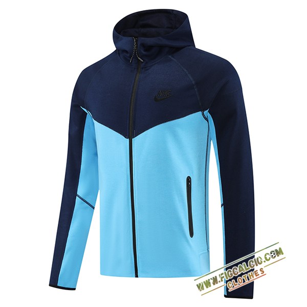 Giacca Con Cappuccio Adidas Blu 2024/2025