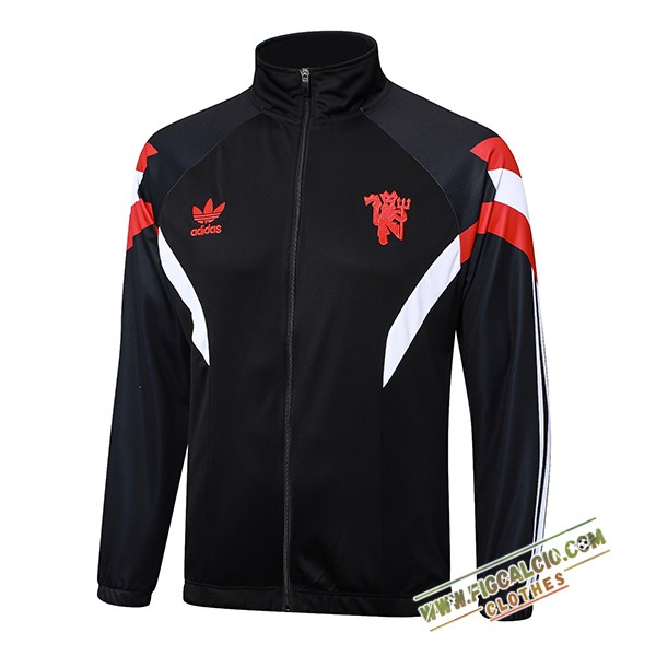 Giacca Calcio Manchester United Nero/Rosso/Bianco 2024/2025