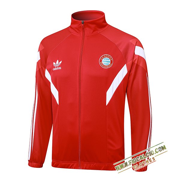 Giacca Calcio Bayern Monaco Rosso/Bianco 2024/2025