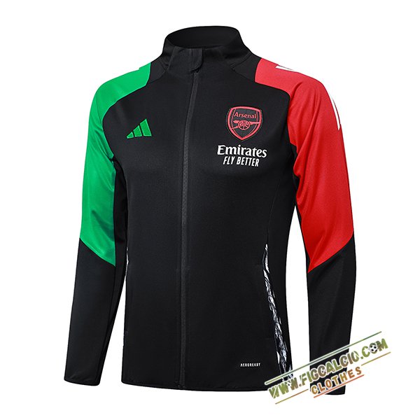Giacca Calcio Arsenal Nero/Verde/Rosso 2024/2025