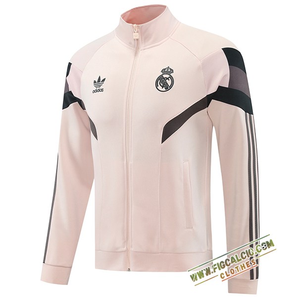Giacca Calcio Real Madrid Rosa/Nero/Grigio 2024/2025