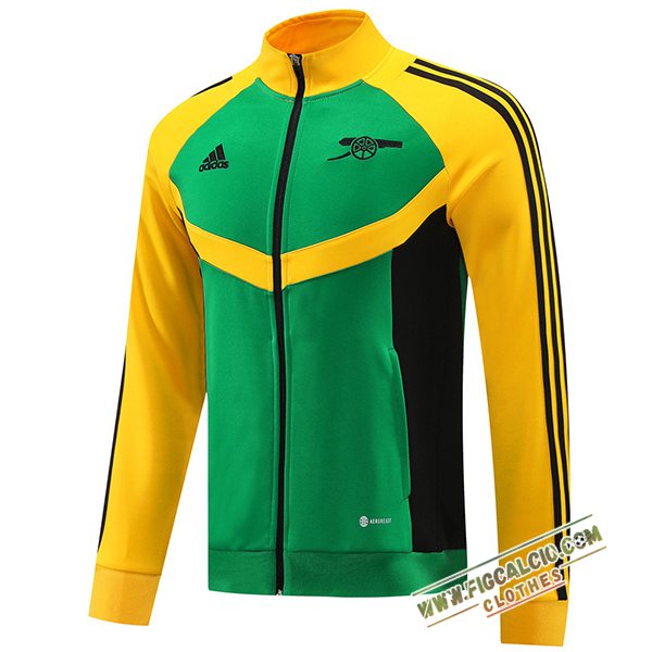 Giacca Calcio Arsenal Verde/Giallo/Nero 2024/2025