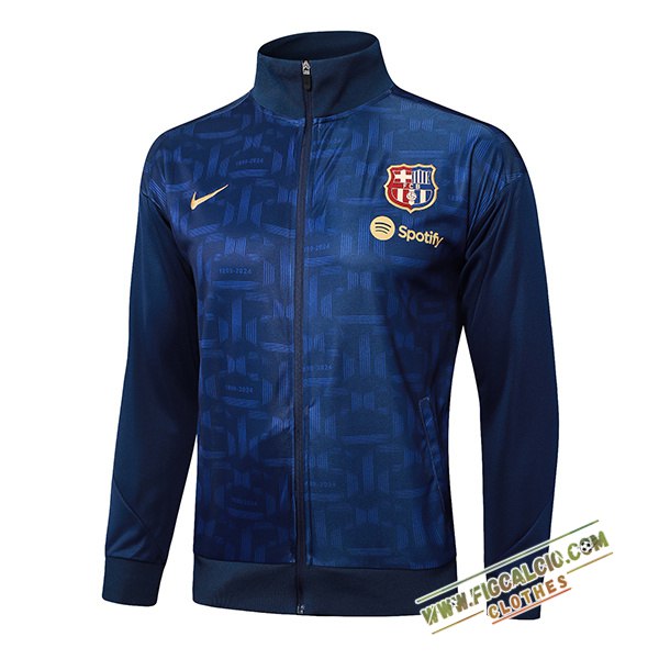 Giacca Calcio FC Barcellona Blu Reale 2024/2025