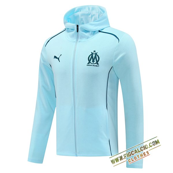 Giacca Con Cappuccio Marsiglia Azzurro 2025/2026