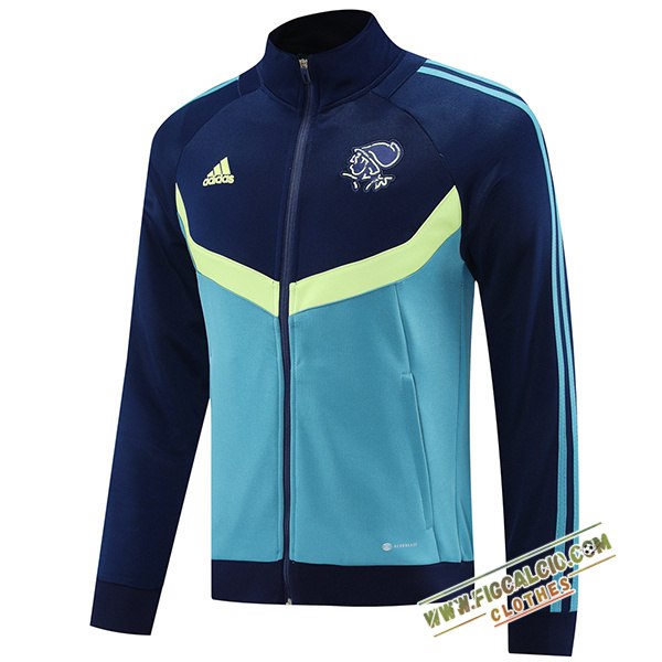 Giacca Calcio Ajax Blu/Verde 2025/2026