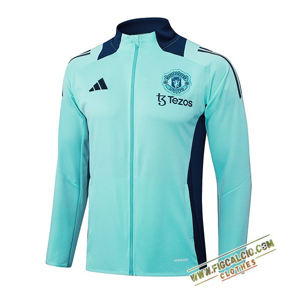 Giacca Calcio Manchester United Verde 2025/2026
