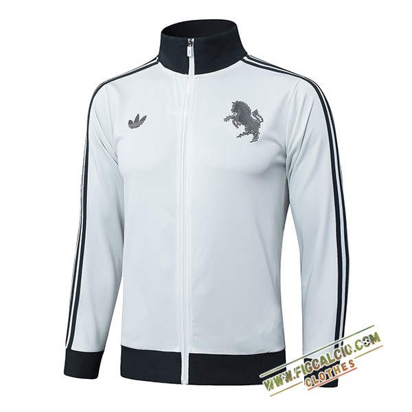 Giacca Calcio Juventus Grigio Chiaro 2025/2026