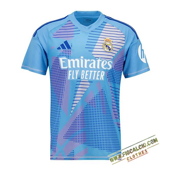 Nuova Maglie Calcio Real Madrid Portiere Prima 2024/2025